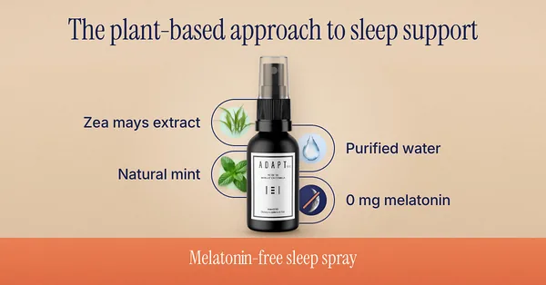 Adapt X.1 ad, Ingredient orbit layout, 1.91:1: ingredients circling the bottle on cream
