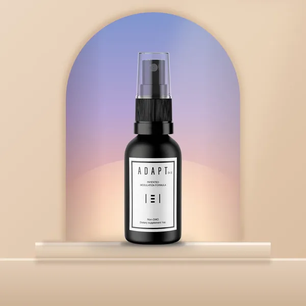 Adapt X.1 bottle in a pastel arch niche
