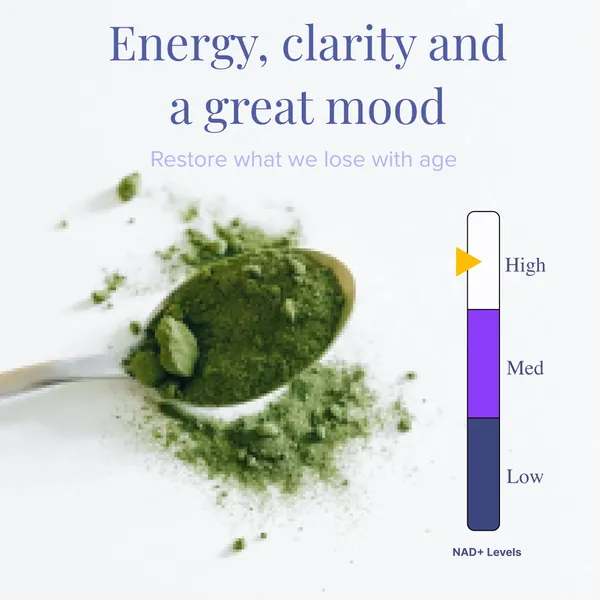 Ad template, 1:1: Energy, clarity and a great mood