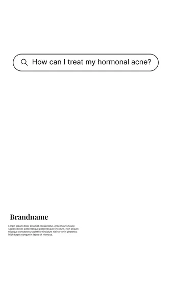 Ad template, 9:16: How can I treat my hormonal acne?