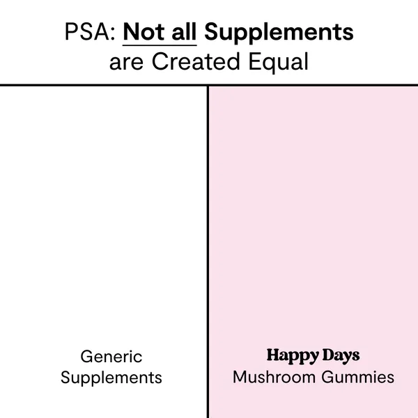 Ad template, 1:1: PSA: Not all supplements are created equal