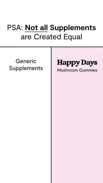 Ad template, 9:16: PSA: Not all supplements are created equal