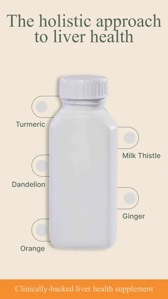 Ad template, 9:16: The holistic approach to liver health