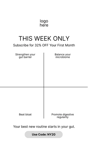 Ad template, 9:16: This week only