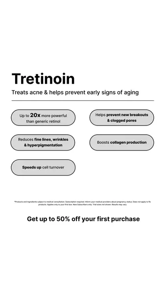 Ad template, 9:16: Tretinoin