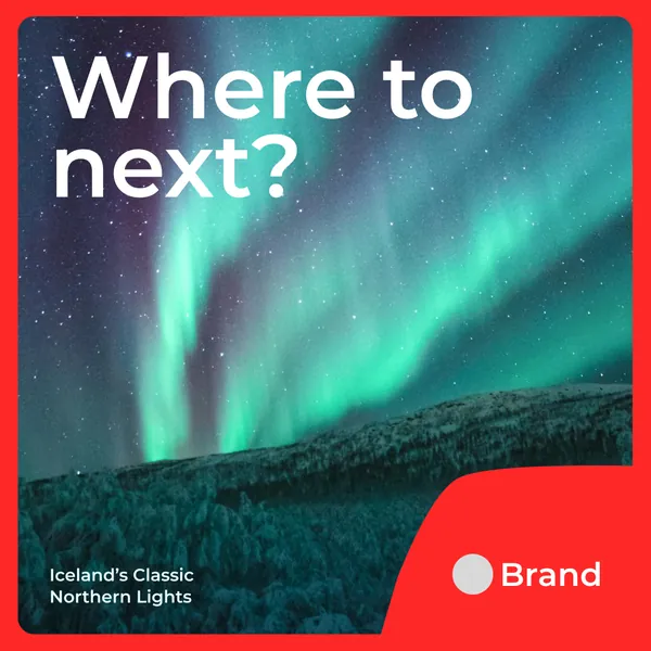 Ad template, 1:1: Where to next?